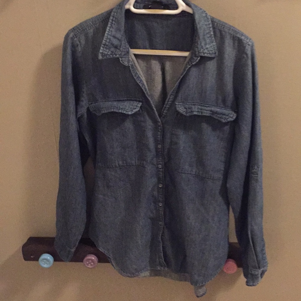 Nine West jean shirt